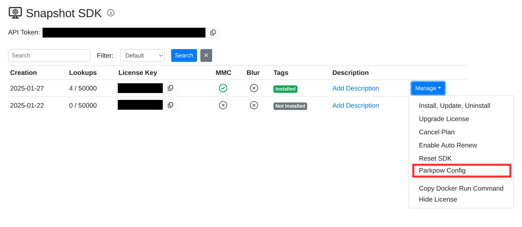 ParkPow-Plate-Recognizer-Snapshot-SDK-Parkpow-Config