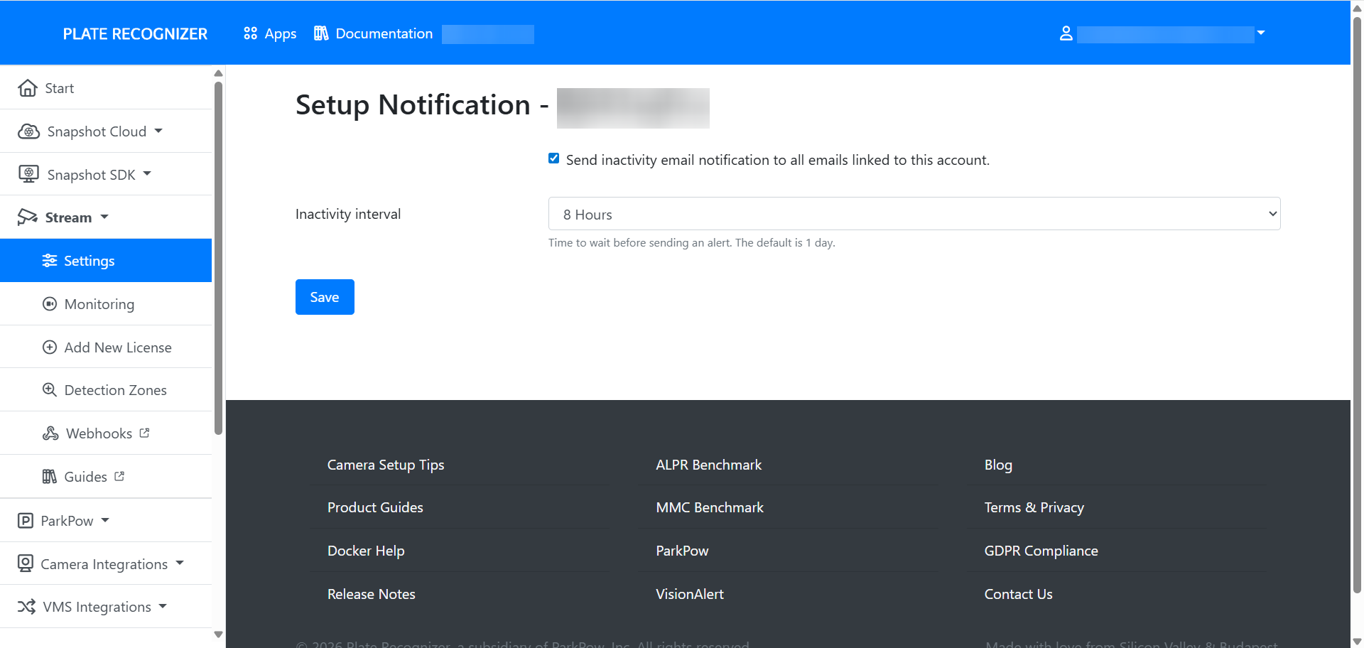 Notification Settings